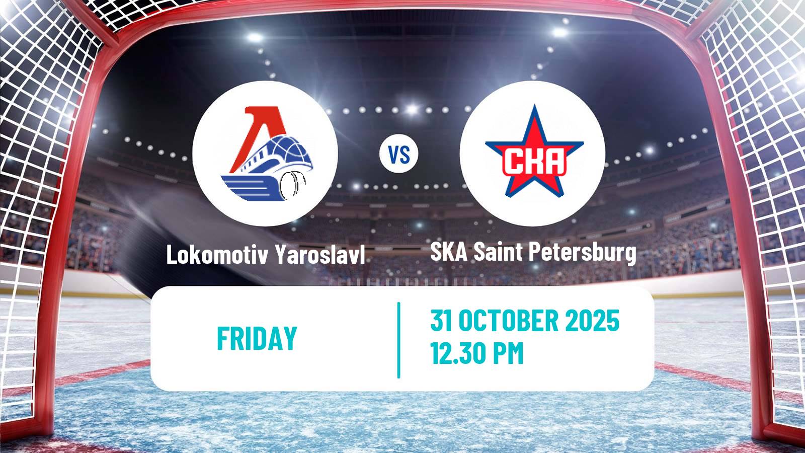 Hockey KHL Lokomotiv Yaroslavl - SKA Saint Petersburg