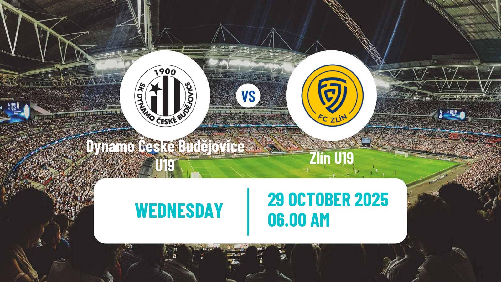 Football Czech U19 League Dynamo České Budějovice U19 - Zlín U19