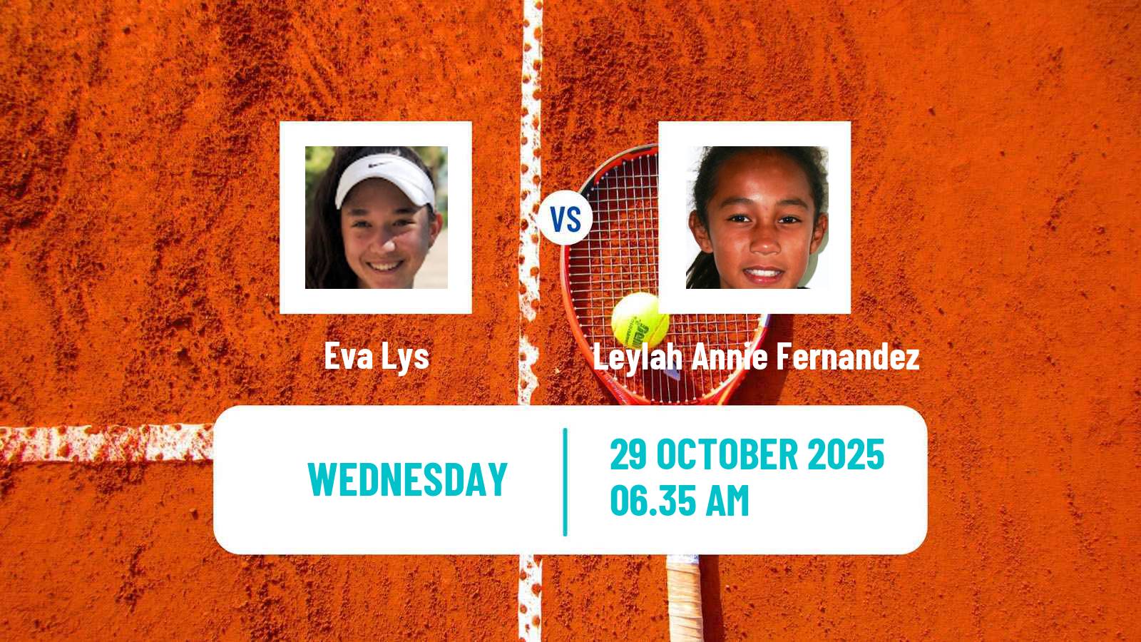 Tennis WTA Hong Kong Eva Lys - Leylah Annie Fernandez
