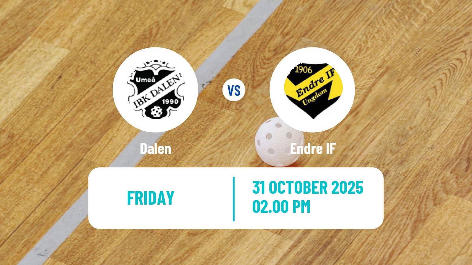 Floorball Swedish Superligan Floorball Women Dalen - Endre IF