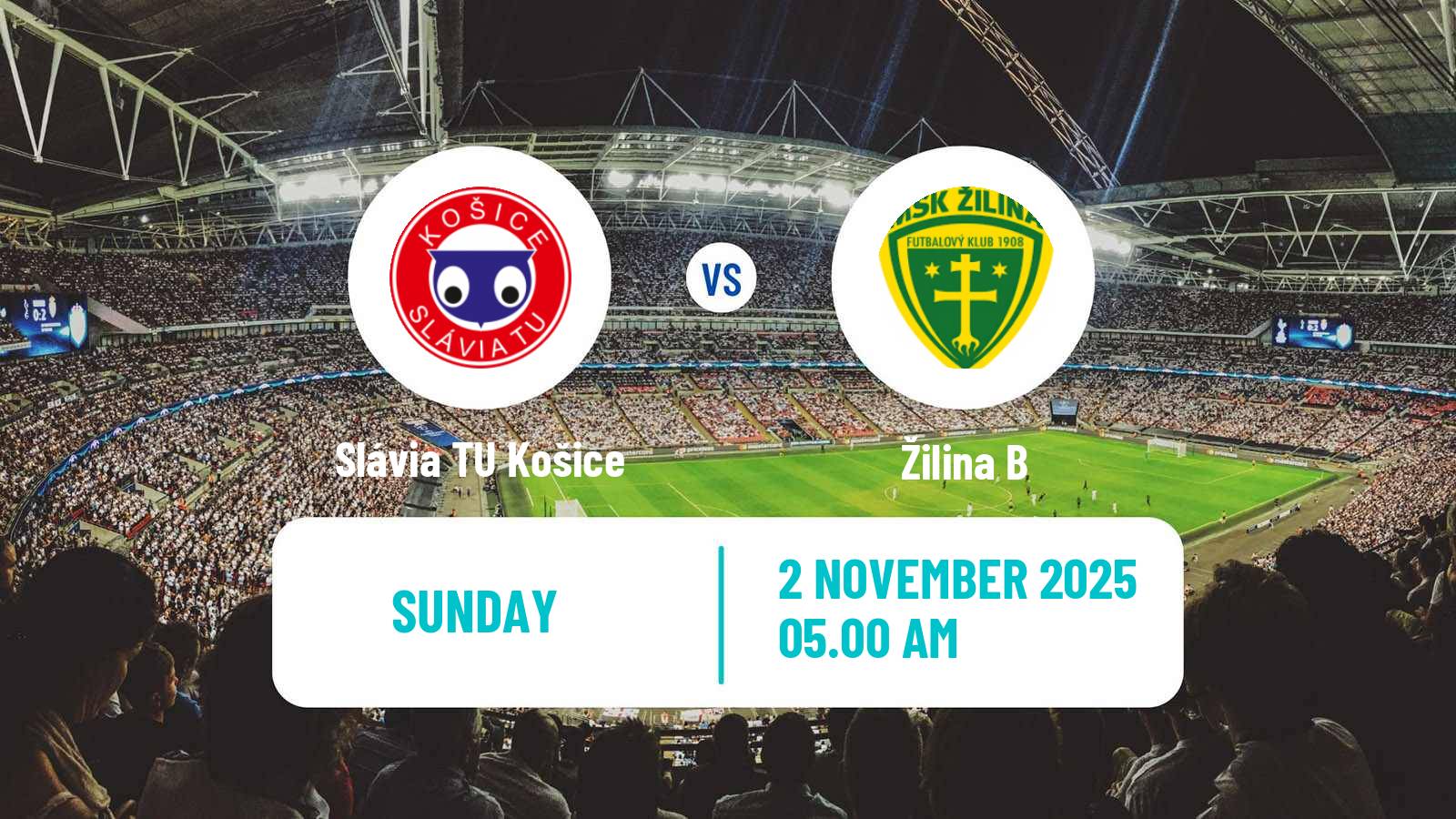 Football Slovak 2 Liga Slávia TU Košice - Žilina B