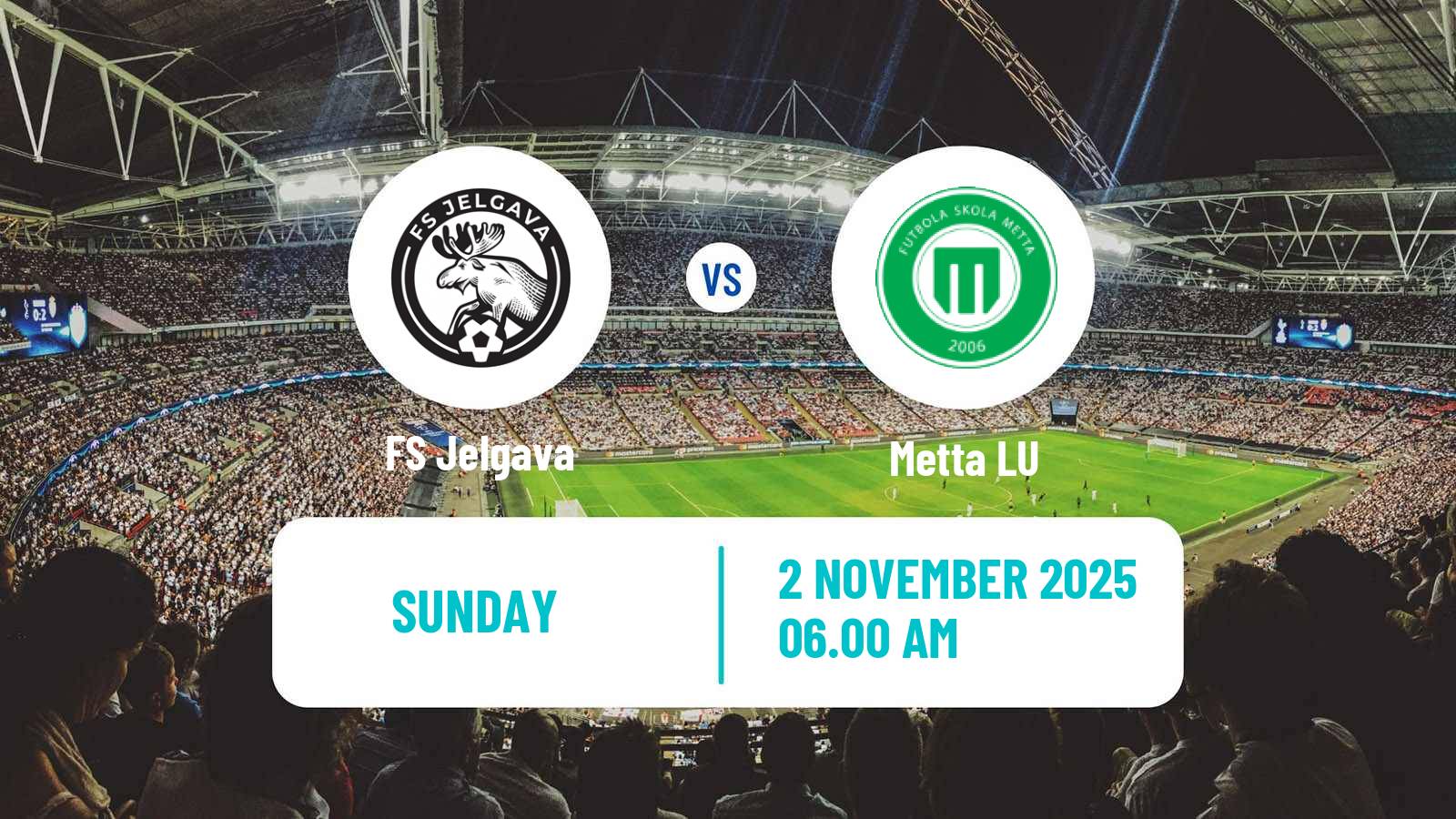Football Latvian Virsliga Jelgava - Metta LU