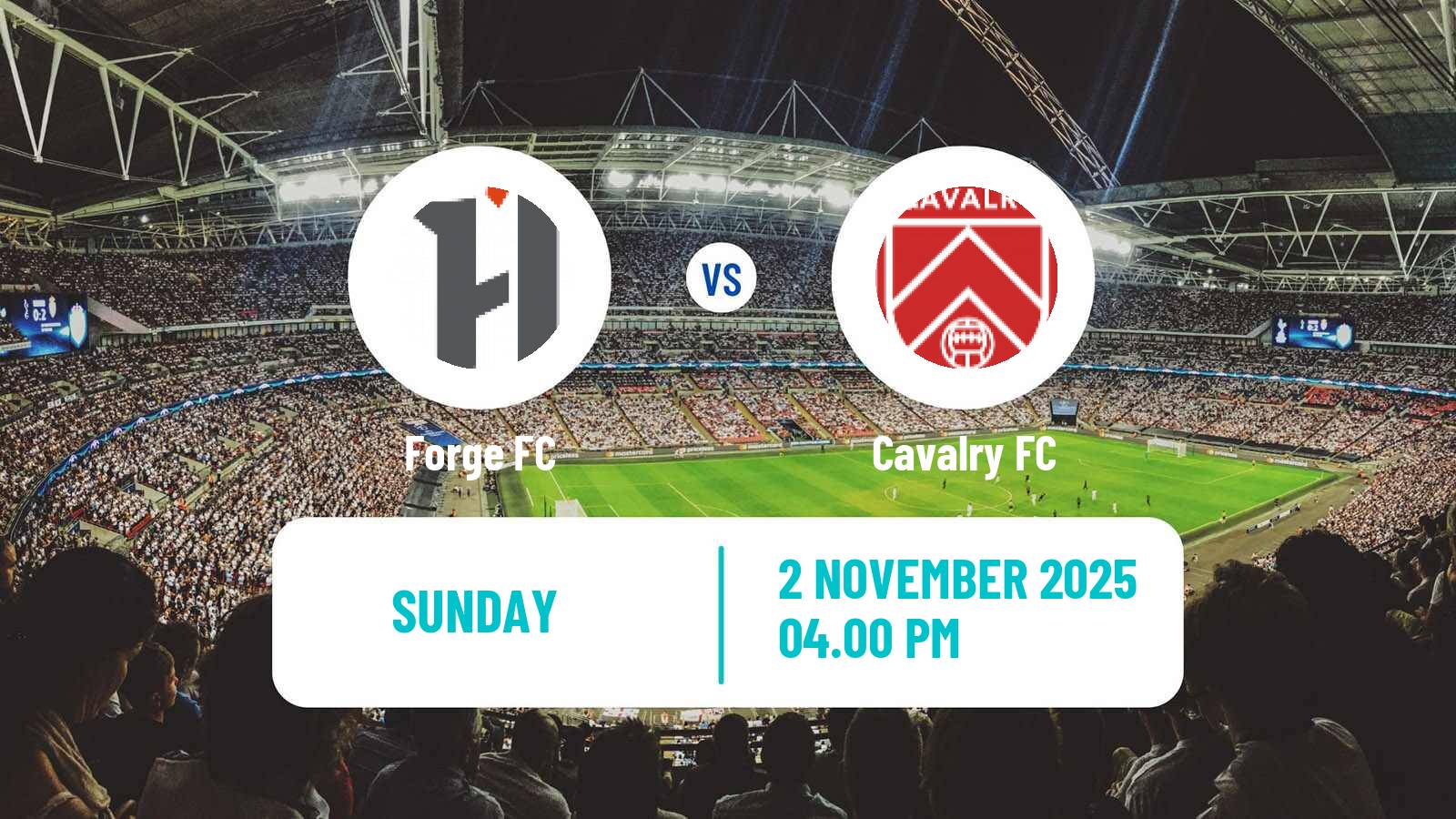 Football Canadian Premier League Forge - Cavalry