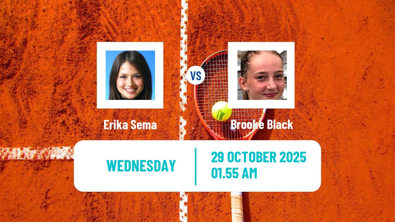 Tennis ITF W35 Brisbane 2 Women Erika Sema - Brooke Black