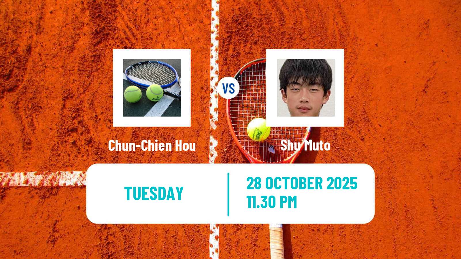 Tennis ITF M15 Yanagawa City Men Chun-Chien Hou - Shu Muto