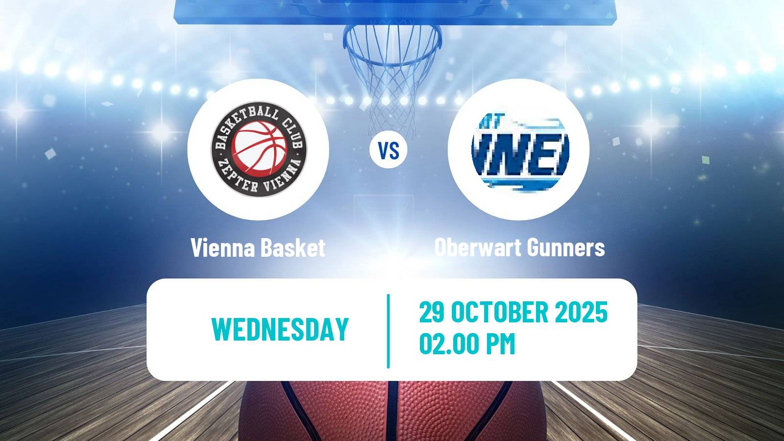 Basketball Austrian Superliga Basketball Vienna Basket - Oberwart Gunners