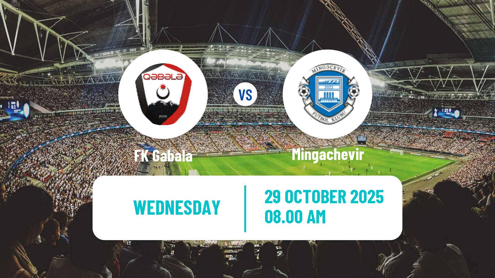 Football Azerbaijan Cup Gabala - Mingachevir