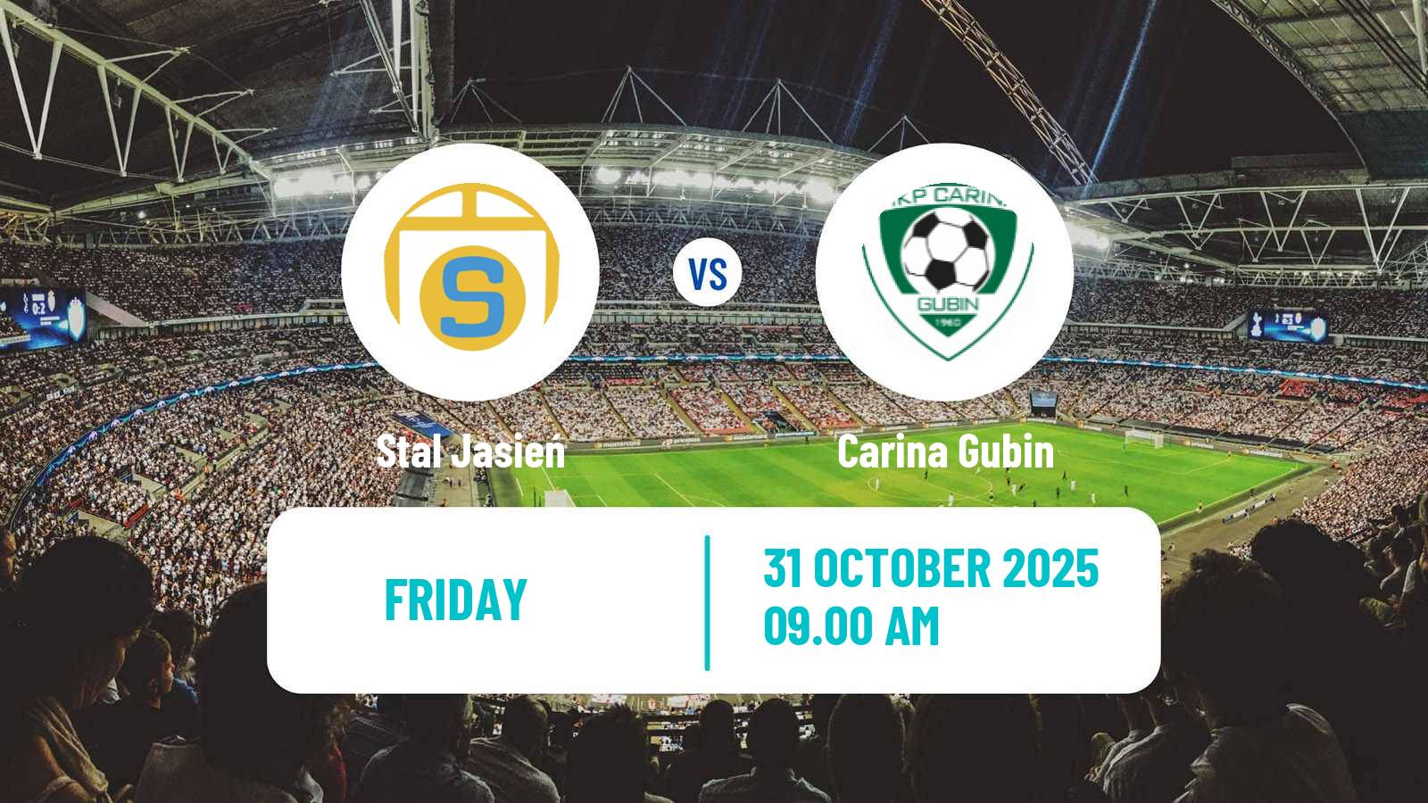 Football Polish Division 3 - Group III Stal Jasień - Carina Gubin