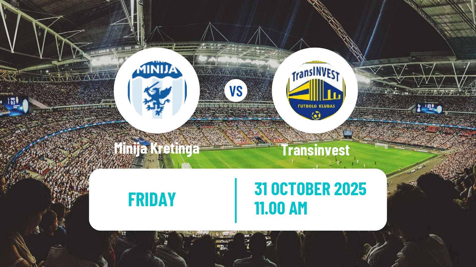 Football Lithuanian Division 2 Minija Kretinga - Transinvest