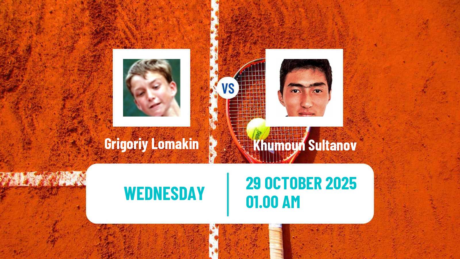 Tennis ITF M25 Qian Daohu Men Grigoriy Lomakin - Khumoun Sultanov