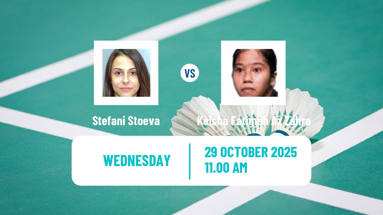 Badminton BWF World Tour Hylo Open Women Stefani Stoeva - Keisha Fatimah Az Zahra