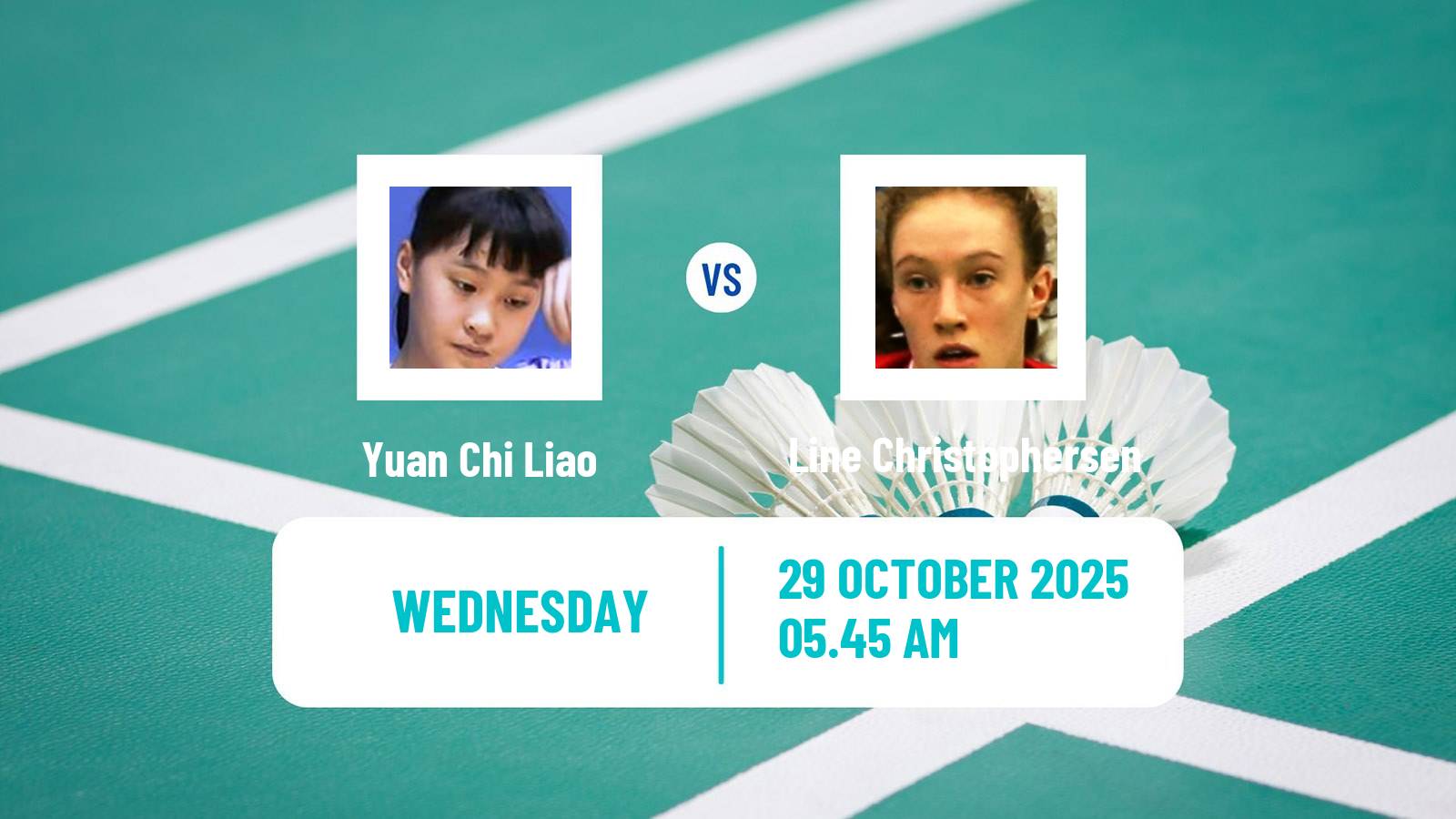 Badminton BWF World Tour Hylo Open Women Yuan Chi Liao - Line Christophersen