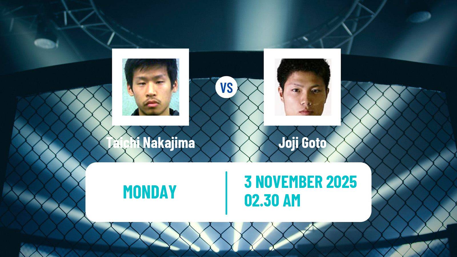 MMA Bantamweight Rizin Men Taichi Nakajima - Joji Goto