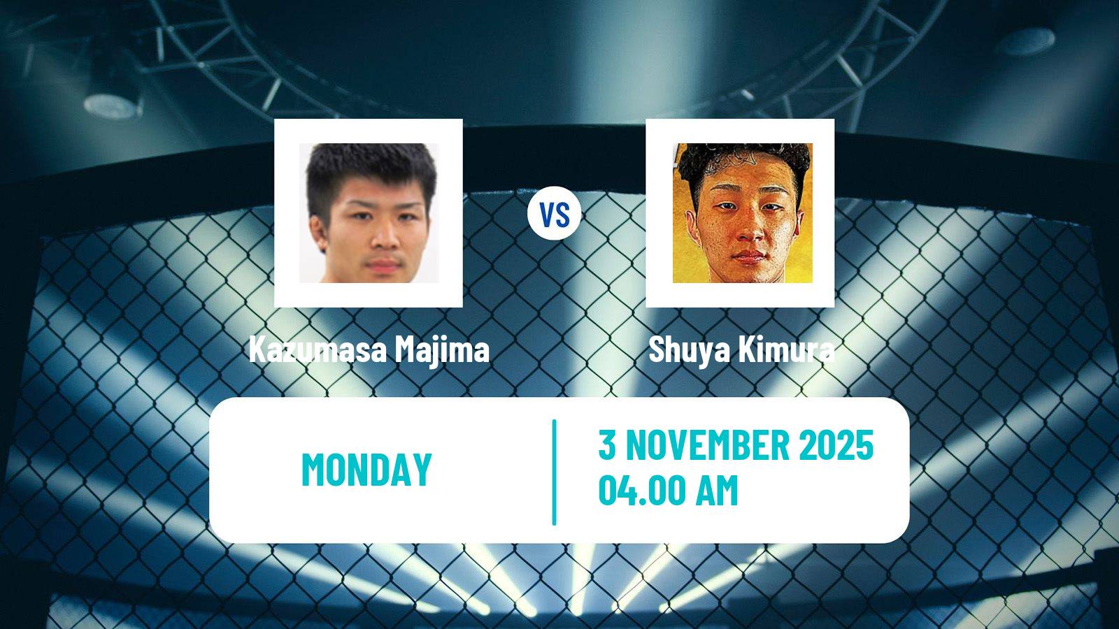 MMA Featherweight Rizin Men Kazumasa Majima - Shuya Kimura