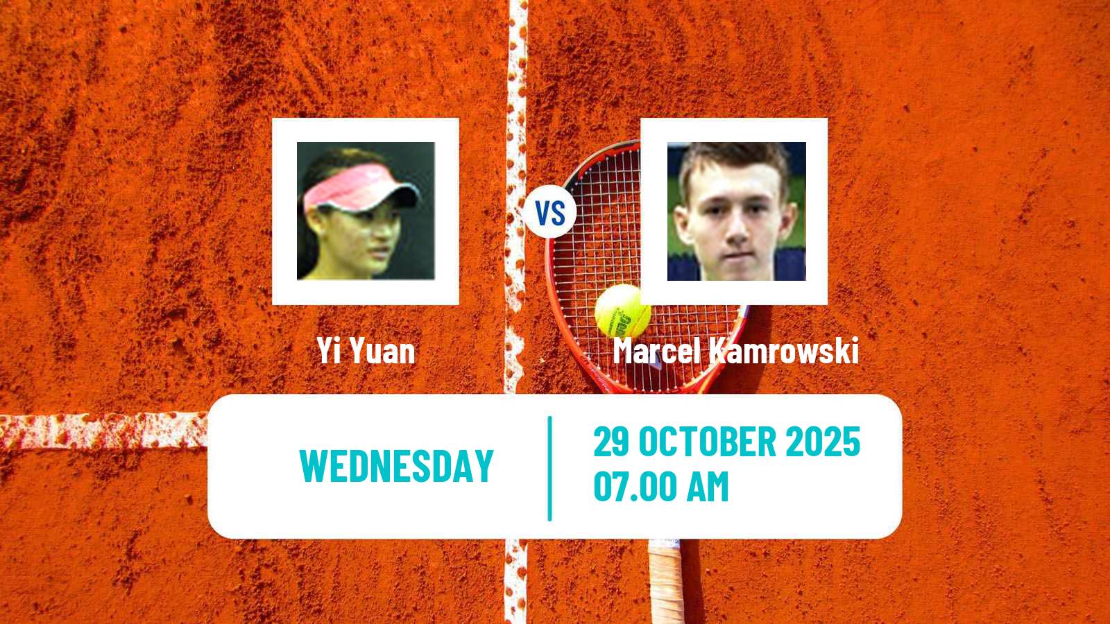 Tennis ITF M15 Sharm Elsheikh 16 Men Yi Yuan - Marcel Kamrowski