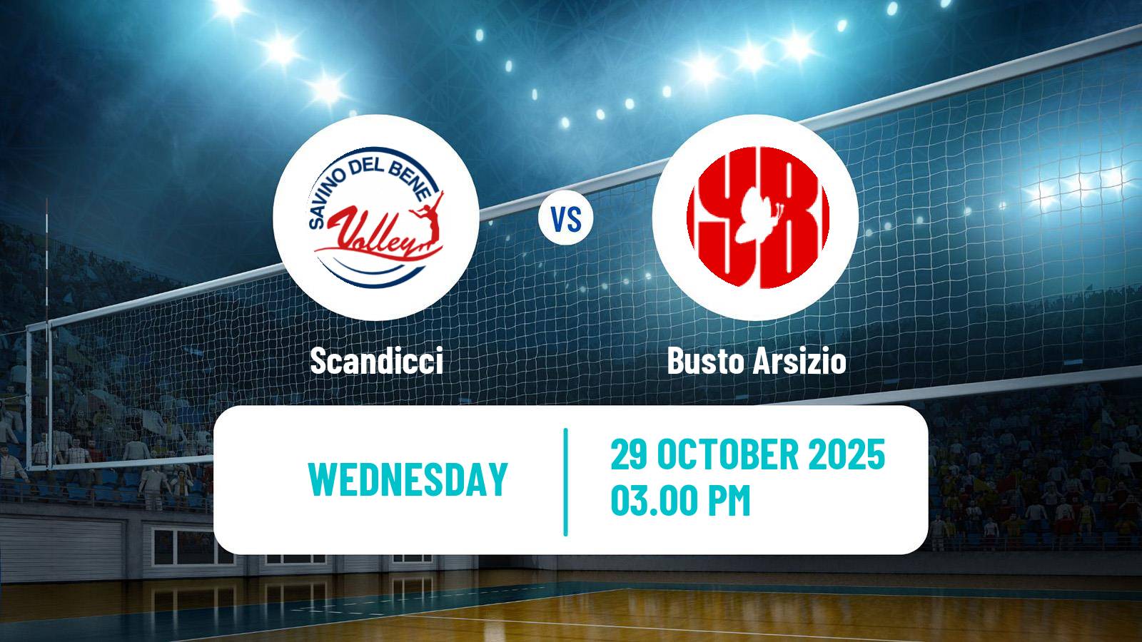 Volleyball Italian Serie A Volleyball Women Scandicci - Busto Arsizio