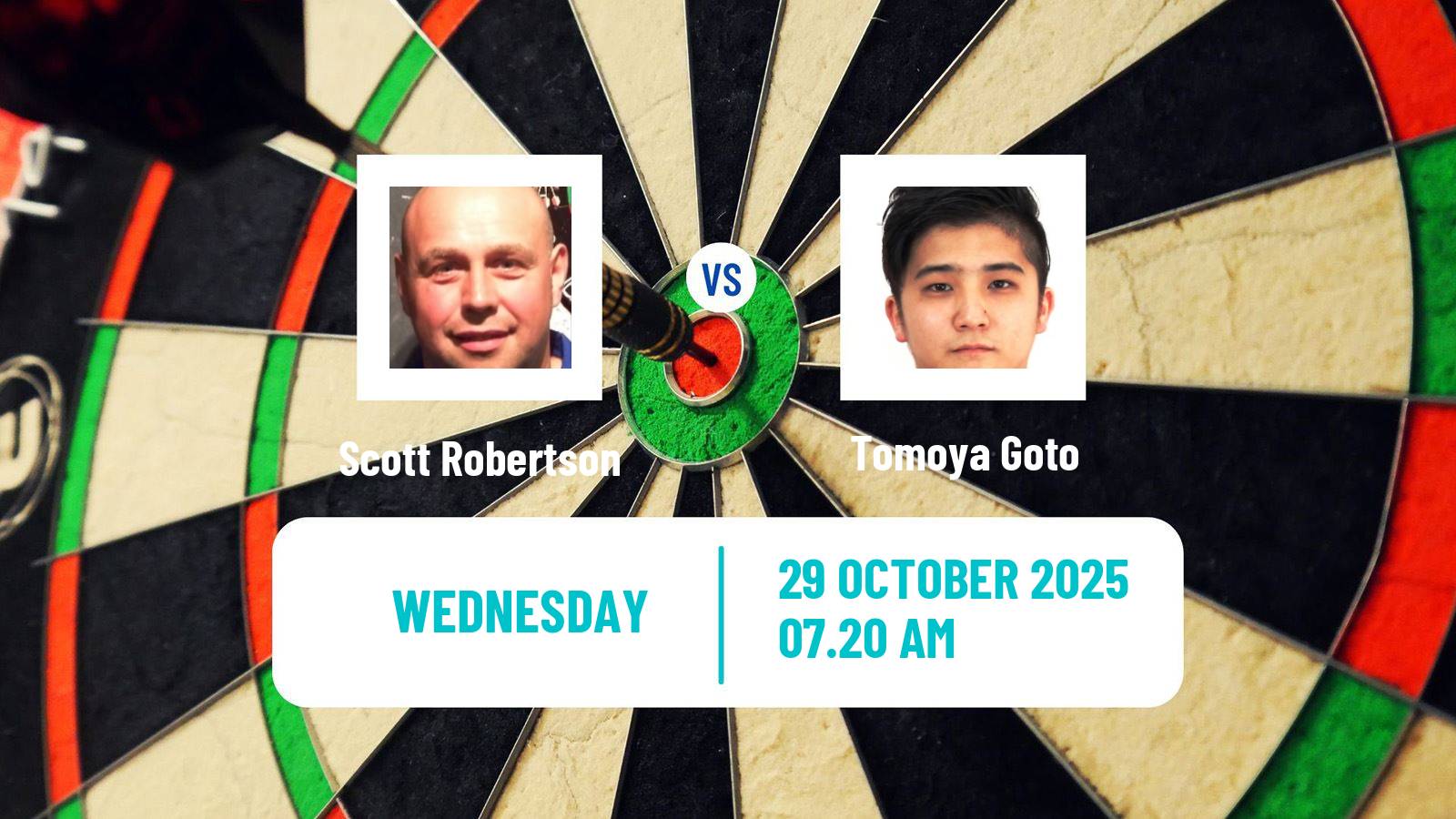 Darts Modus Super Series Scott Robertson - Tomoya Goto