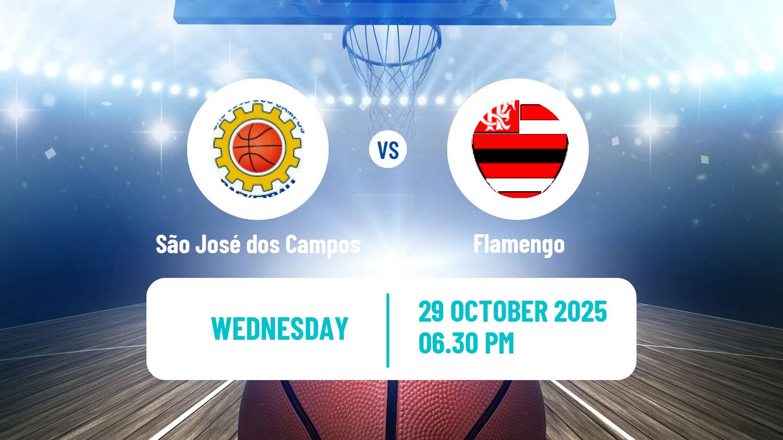 Basketball Brazilian NBB São José dos Campos - Flamengo