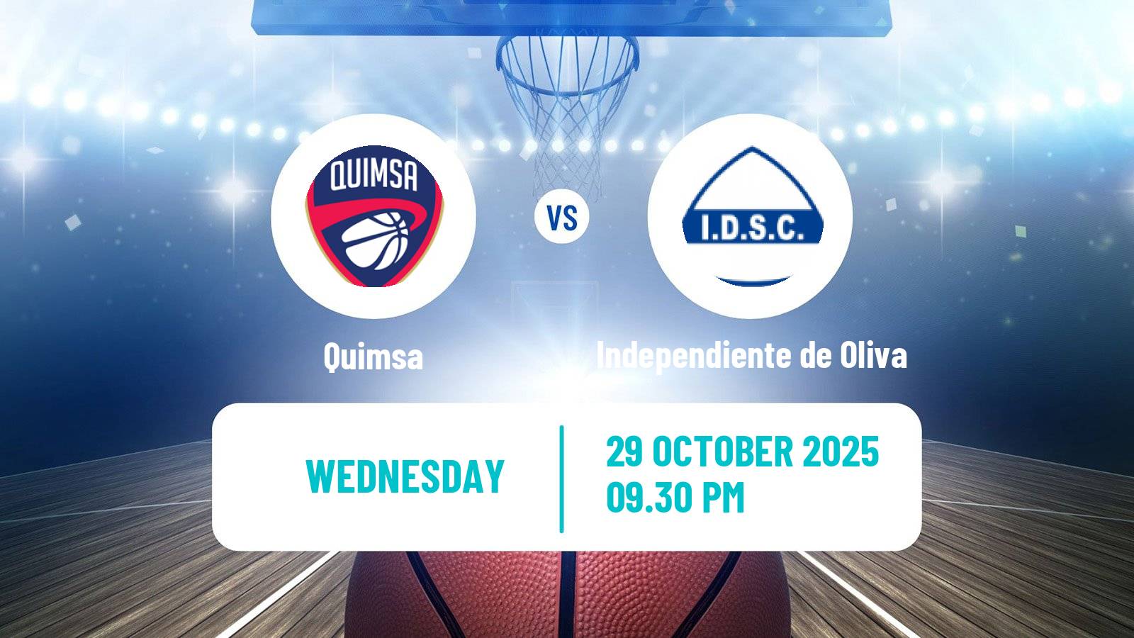 Basketball Argentinian LNB Quimsa - Independiente de Oliva