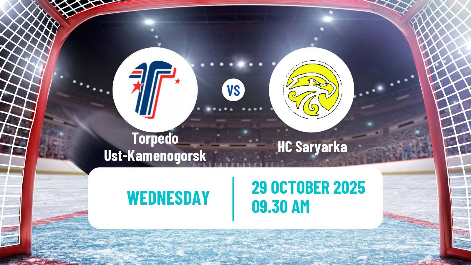 Hockey Kazakh Ice Hockey Championship Torpedo Ust-Kamenogorsk - Saryarka