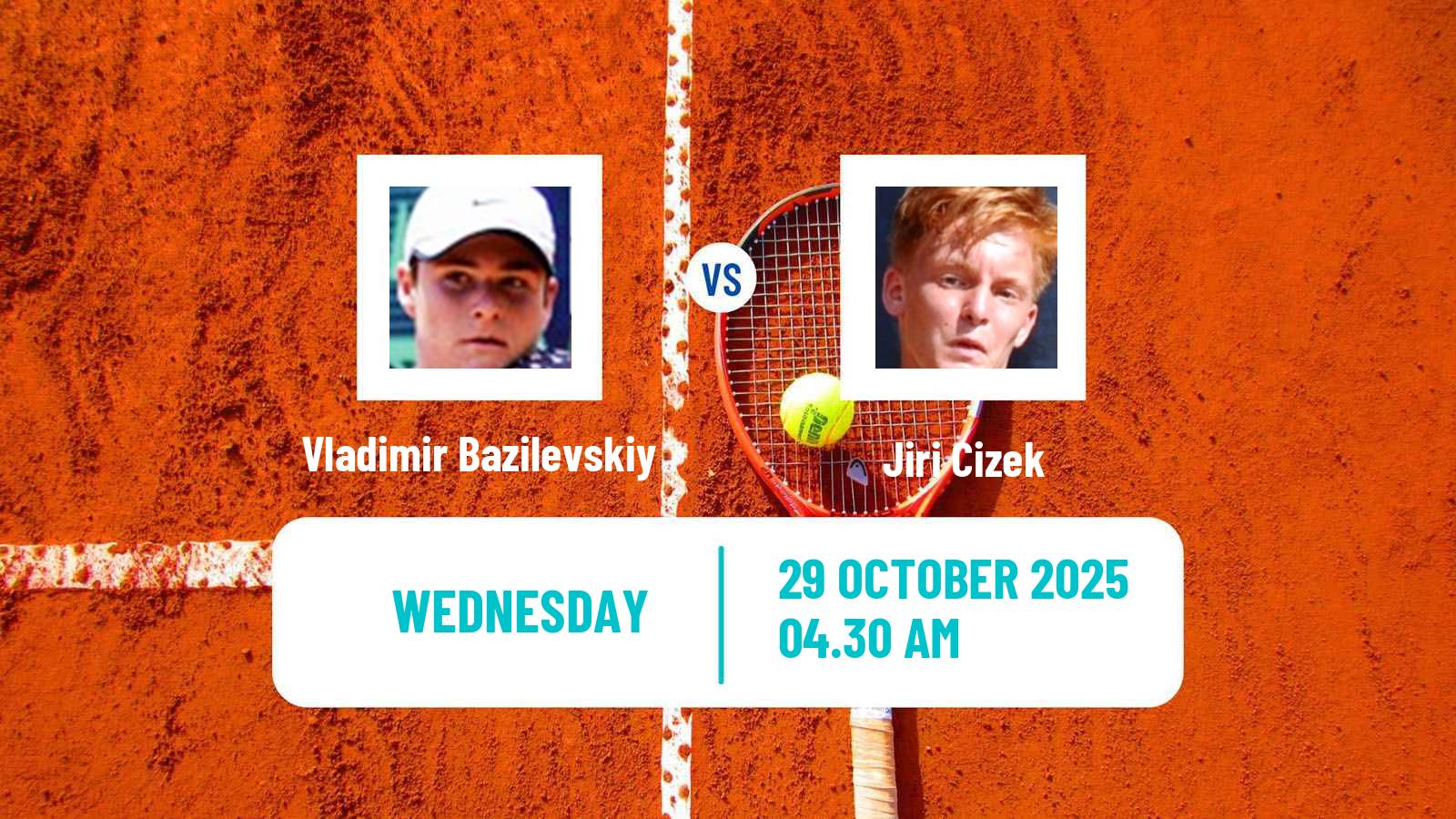 Tennis ITF M15 Heraklion 12 Men Vladimir Bazilevskiy - Jiri Cizek