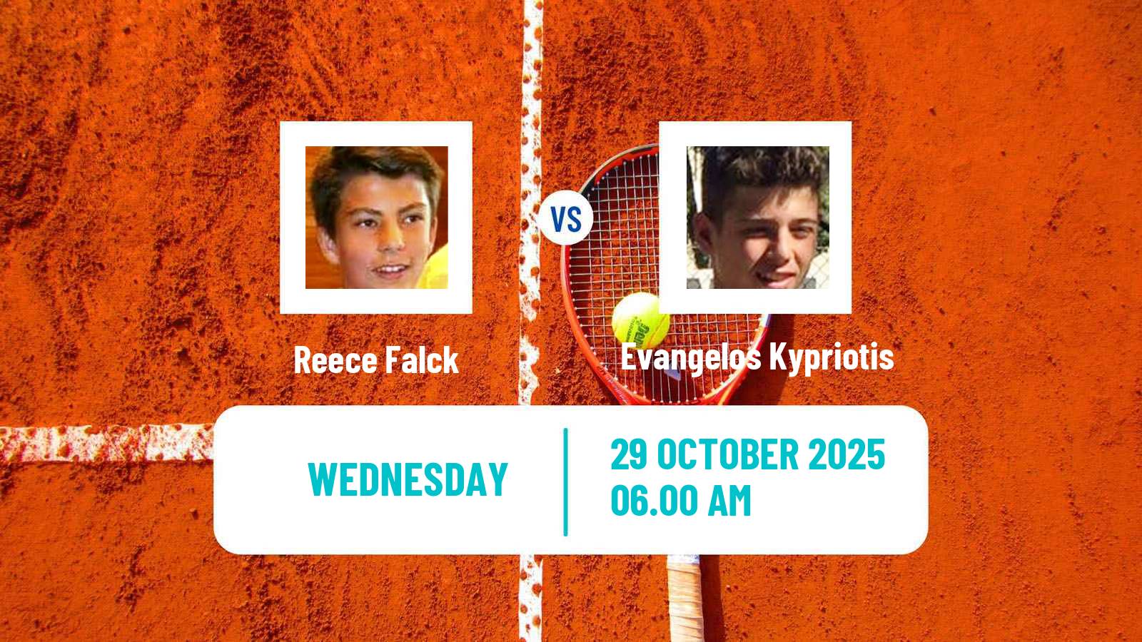 Tennis ITF M15 Heraklion 12 Men Reece Falck - Evangelos Kypriotis