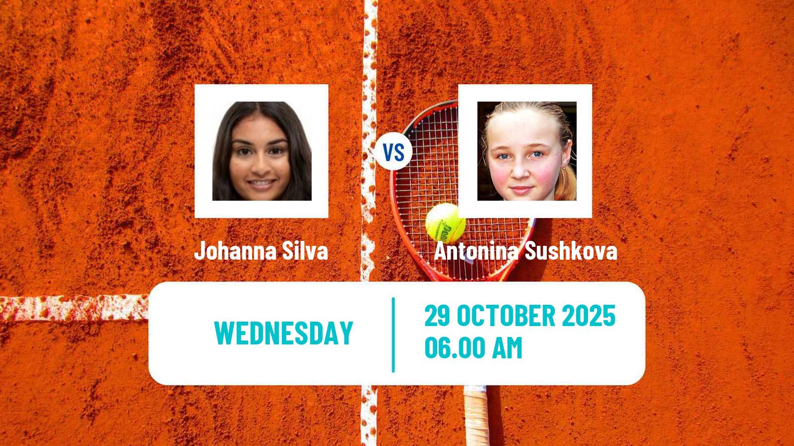 Tennis ITF W15 Monastir 37 Women Johanna Silva - Antonina Sushkova