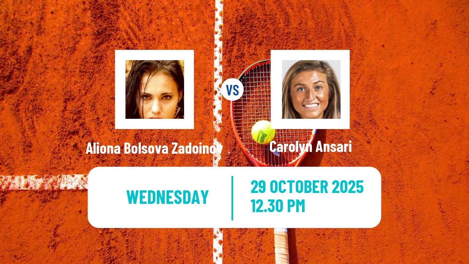 Tennis ITF W35 Loule Women Aliona Bolsova Zadoinov - Carolyn Ansari