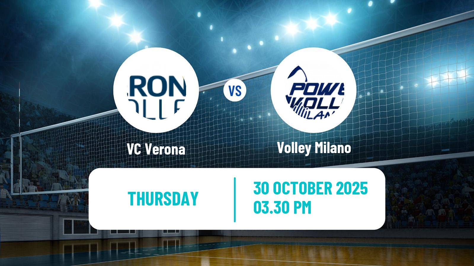 Volleyball Italian SuperLega Volleyball Verona - Volley Milano