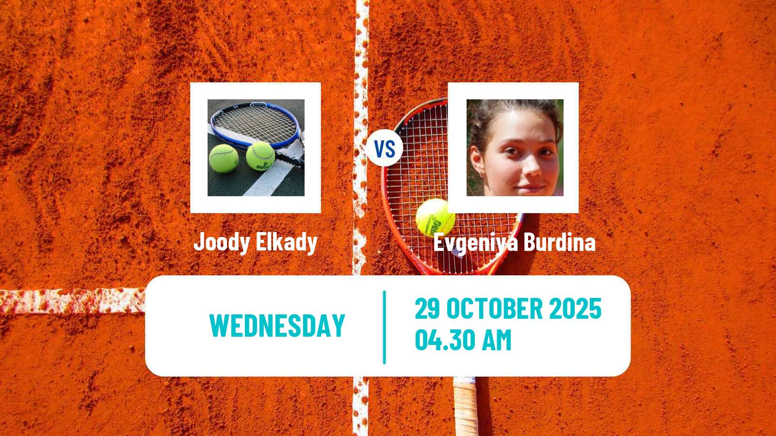 Tennis ITF W15 Sharm Elsheikh 23 Women Joody Elkady - Evgeniya Burdina