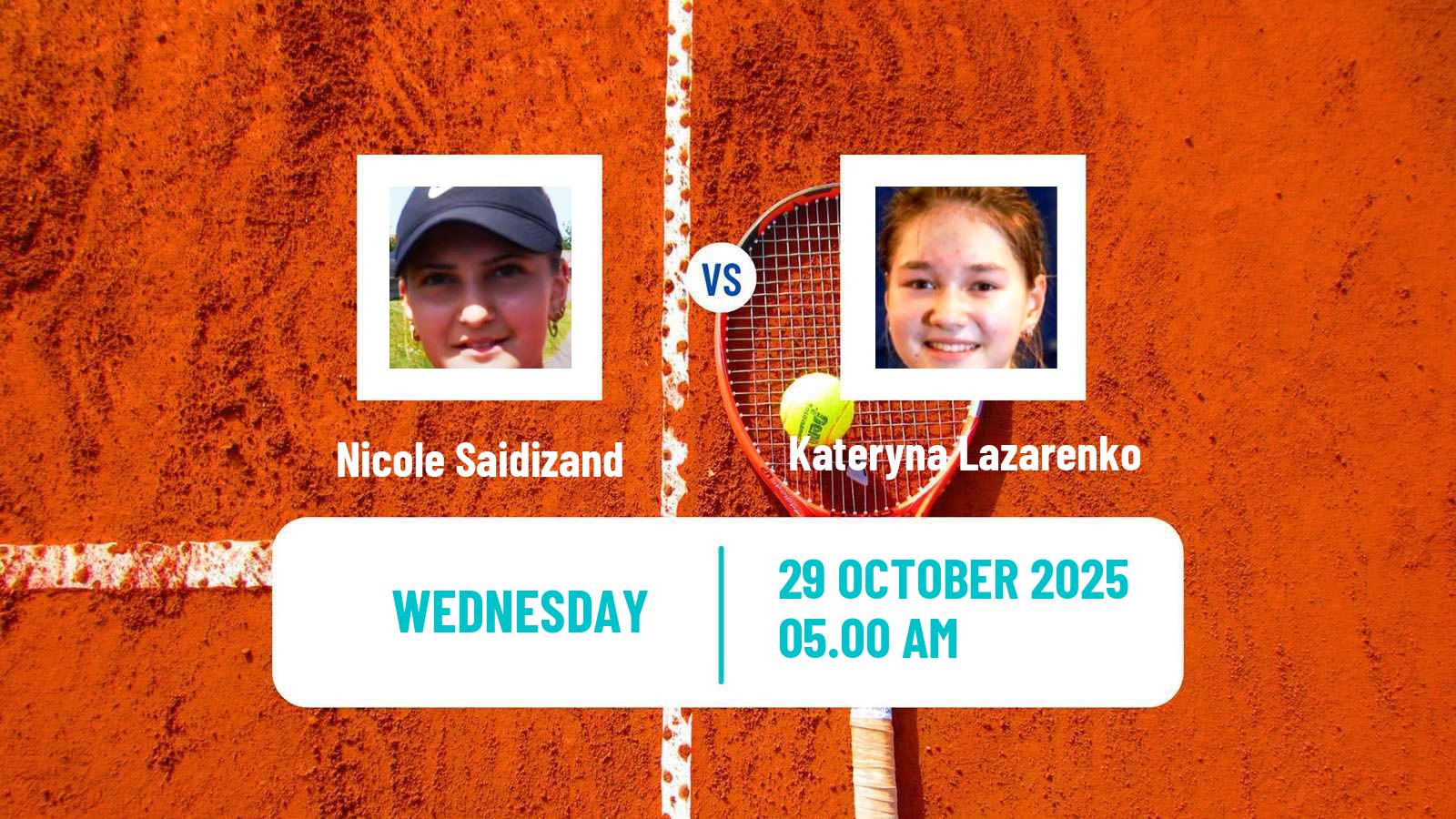 Tennis ITF W15 Taby Women Nicole Saidizand - Kateryna Lazarenko