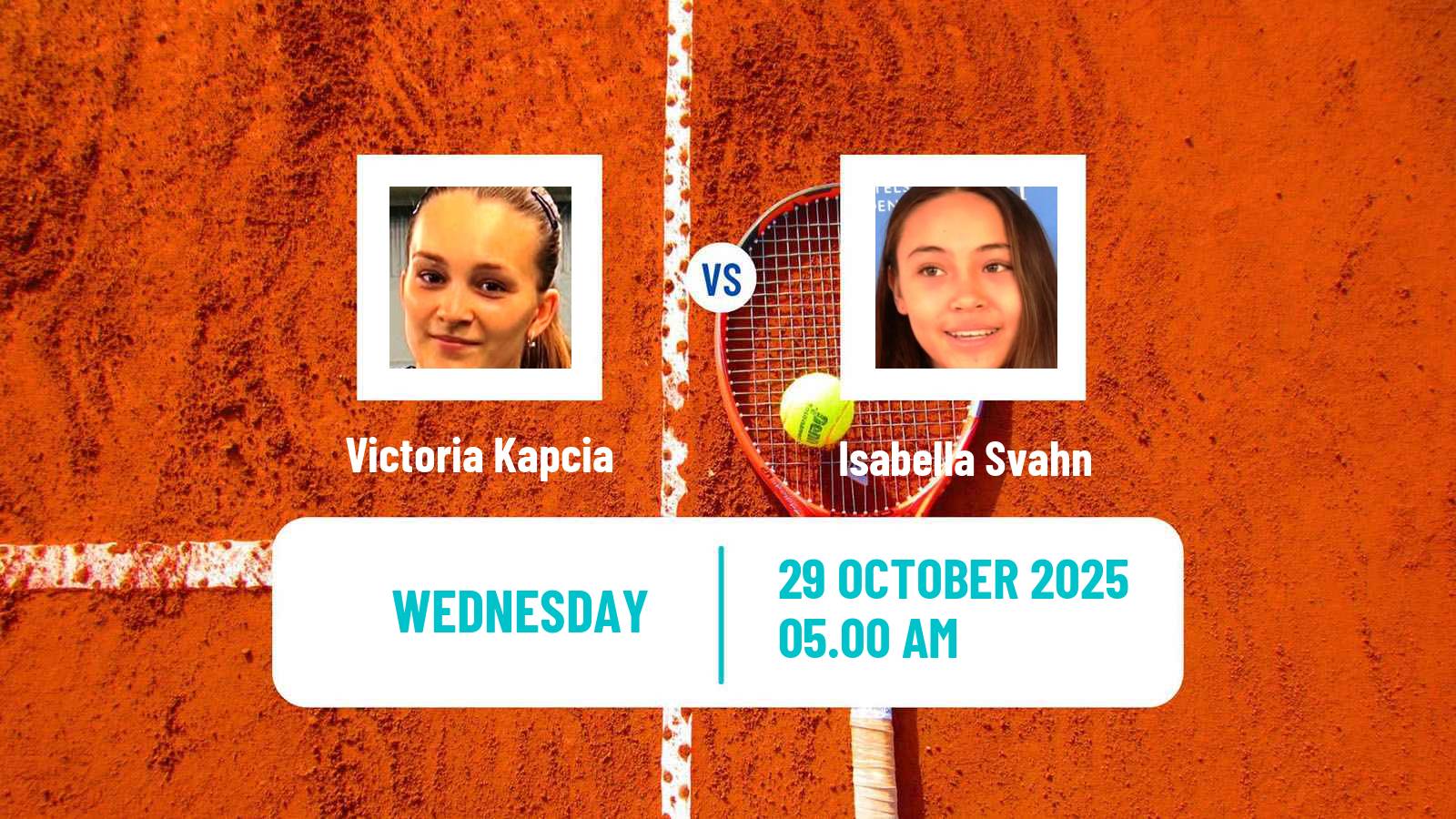 Tennis ITF W15 Taby Women Victoria Kapcia - Isabella Svahn
