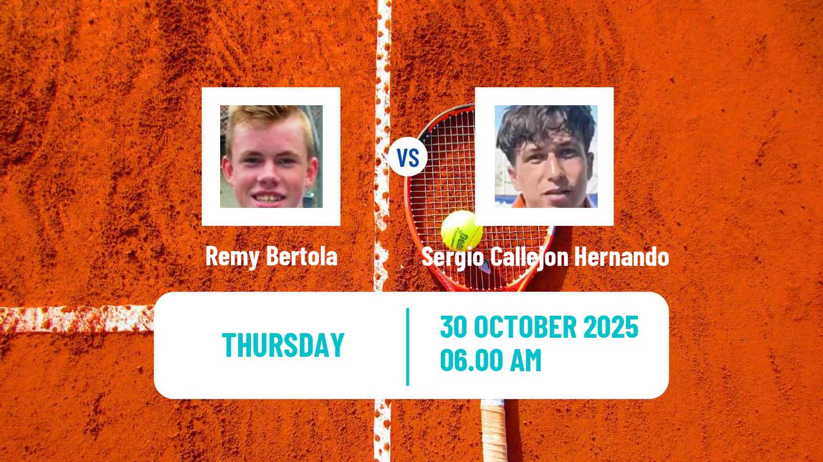 Tennis Monastir Challenger Men Remy Bertola - Sergio Callejon Hernando