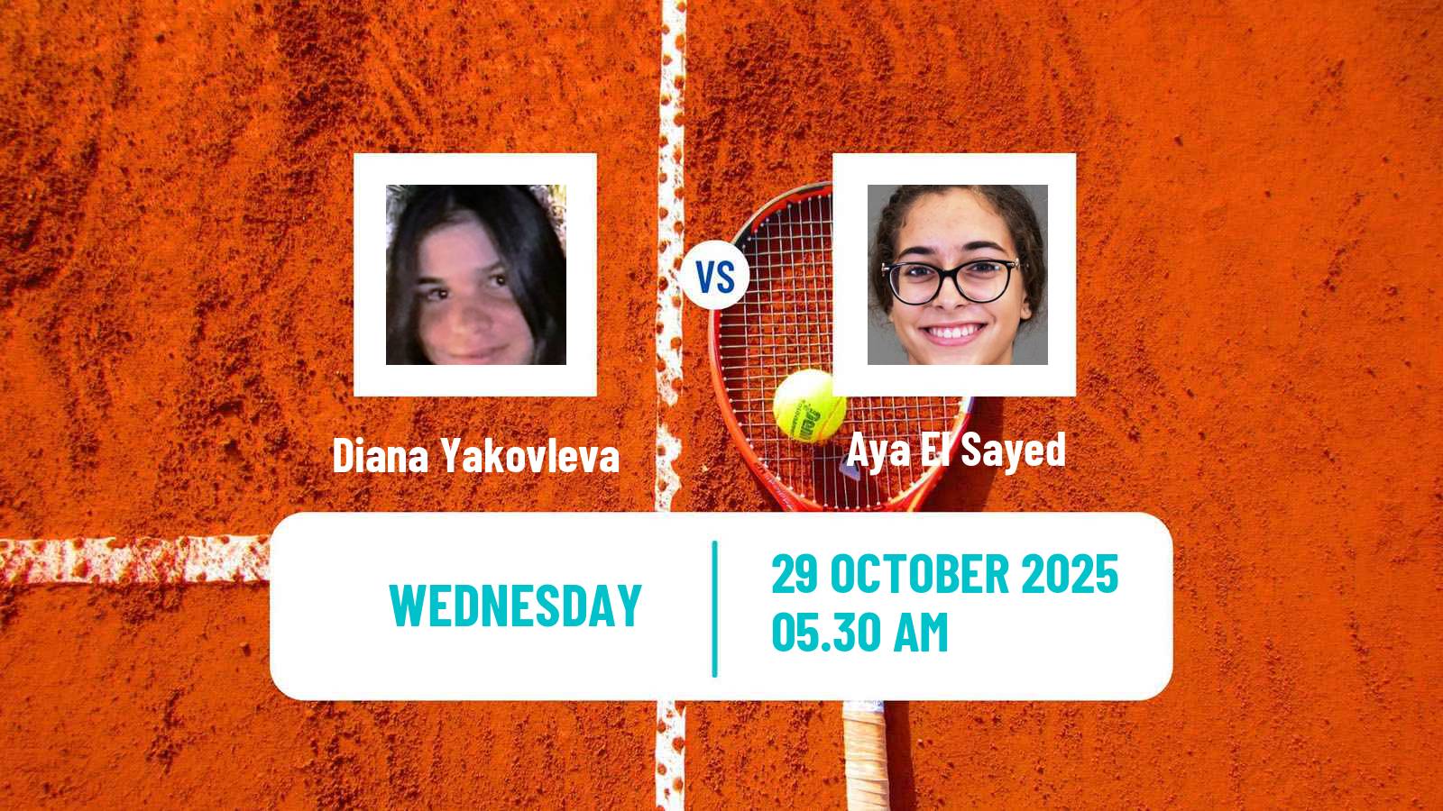 Tennis ITF W15 Sharm Elsheikh 23 Women Diana Yakovleva - Aya El Sayed