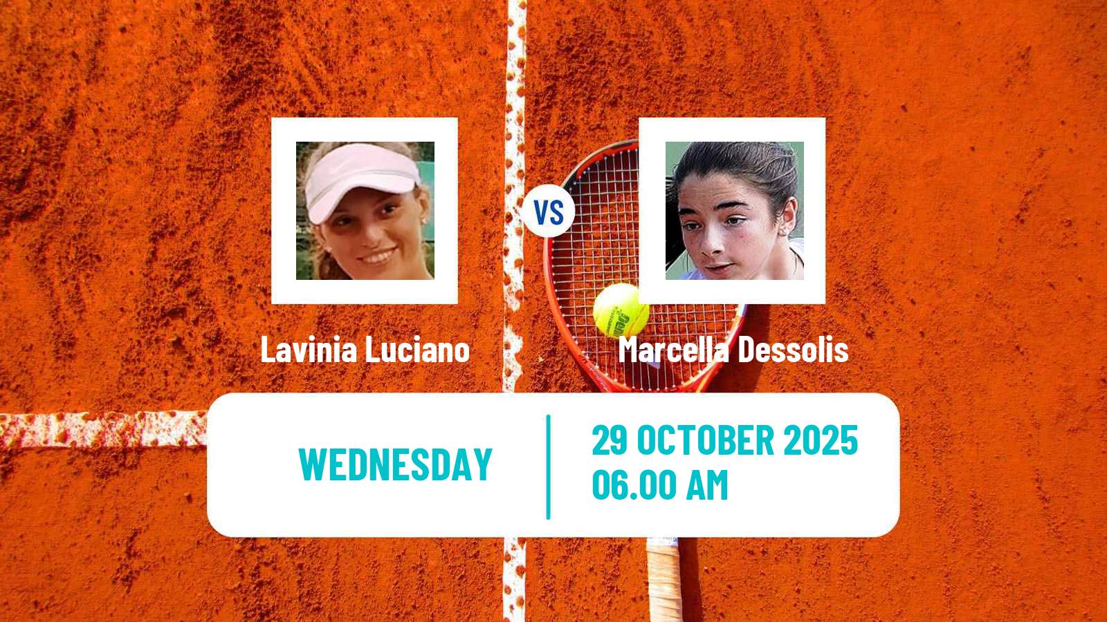 Tennis ITF W15 Solarino Women Lavinia Luciano - Marcella Dessolis
