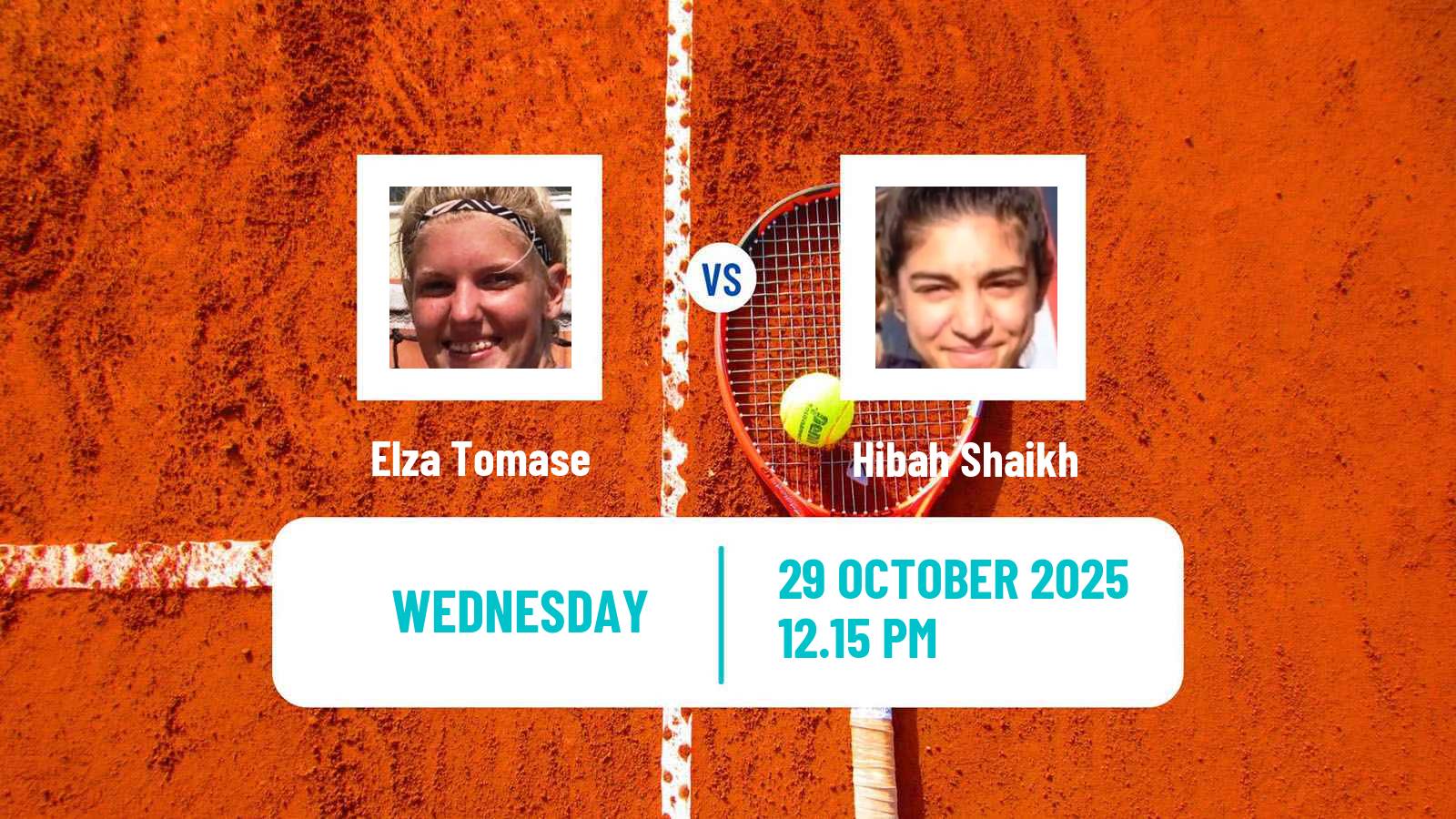 Tennis ITF W35 Loule Women Elza Tomase - Hibah Shaikh