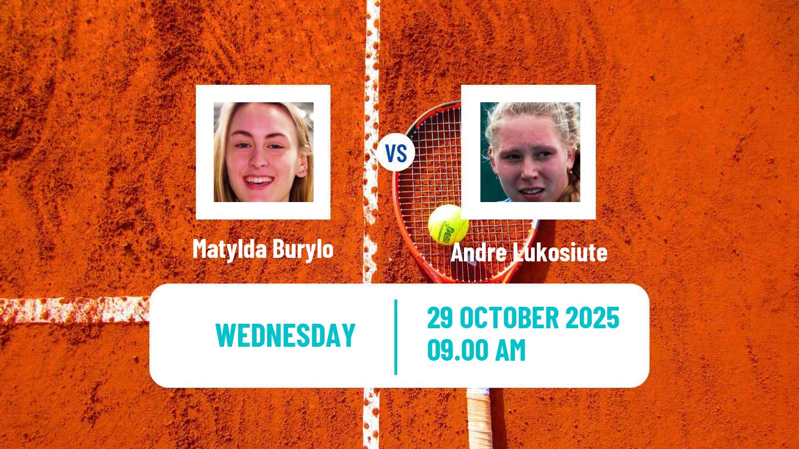 Tennis ITF W15 Taby Women Matylda Burylo - Andre Lukosiute