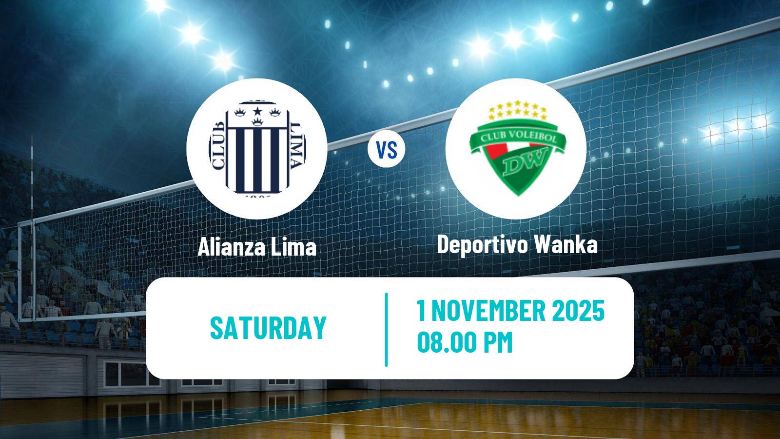 Volleyball Peruvian LNSV Women Alianza Lima - Deportivo Wanka