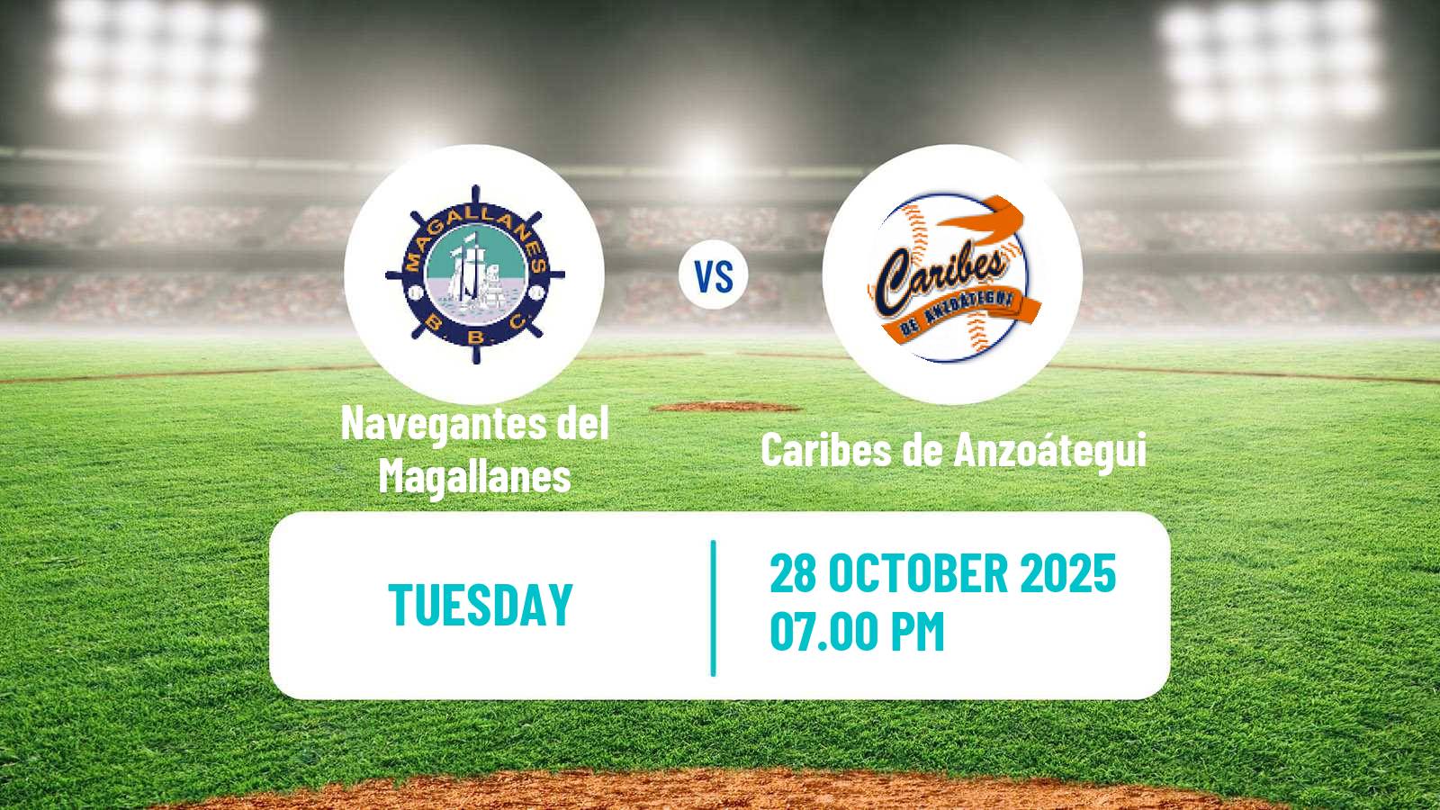 Baseball Venezuelan LVBP Navegantes del Magallanes - Caribes de Anzoátegui
