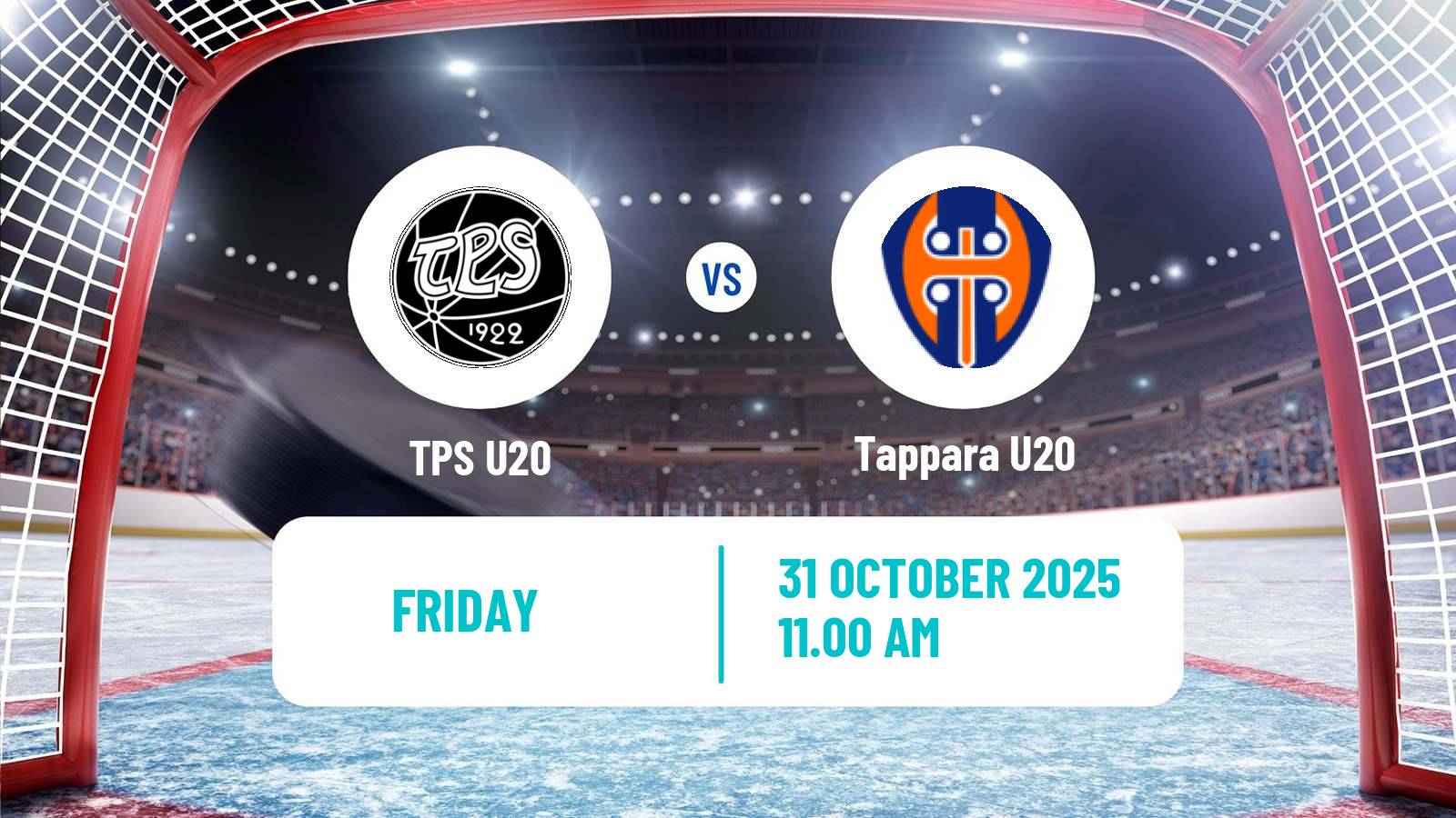 Hockey Finnish SM-sarja U20 TPS U20 - Tappara U20
