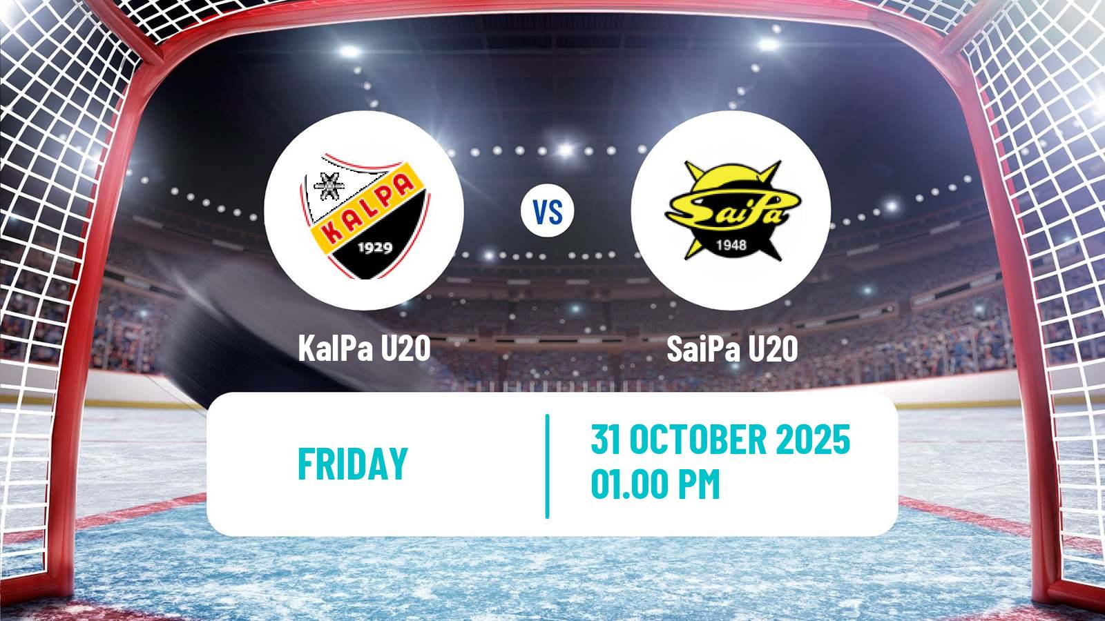 Hockey Finnish SM-sarja U20 KalPa U20 - SaiPa U20