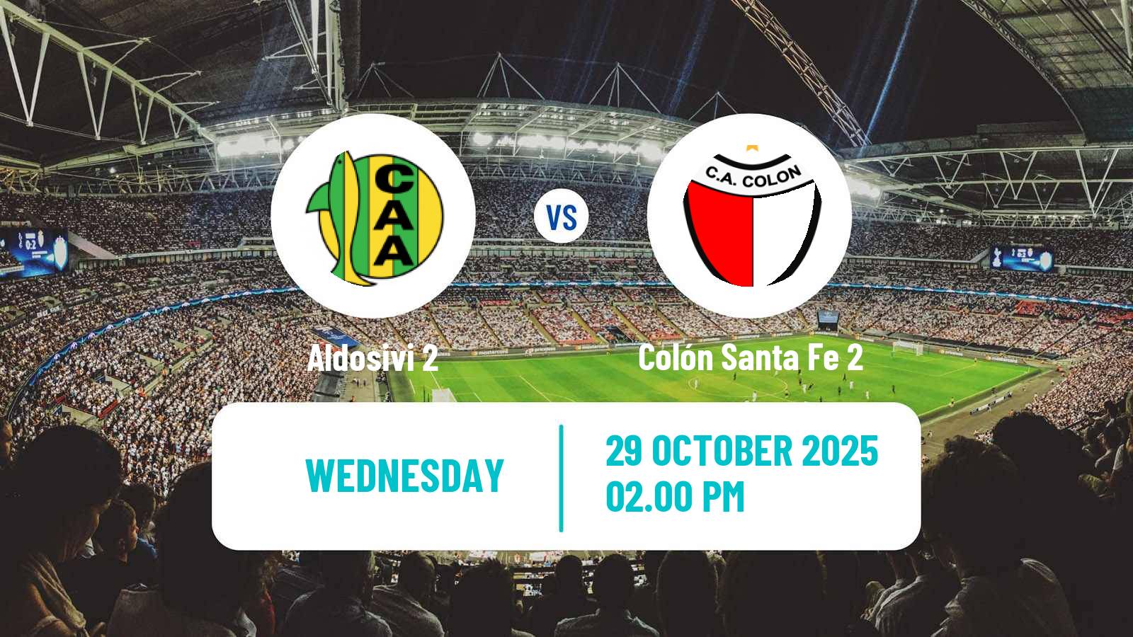 Football Argentinian Reserve League Aldosivi 2 - Colón Santa Fe 2