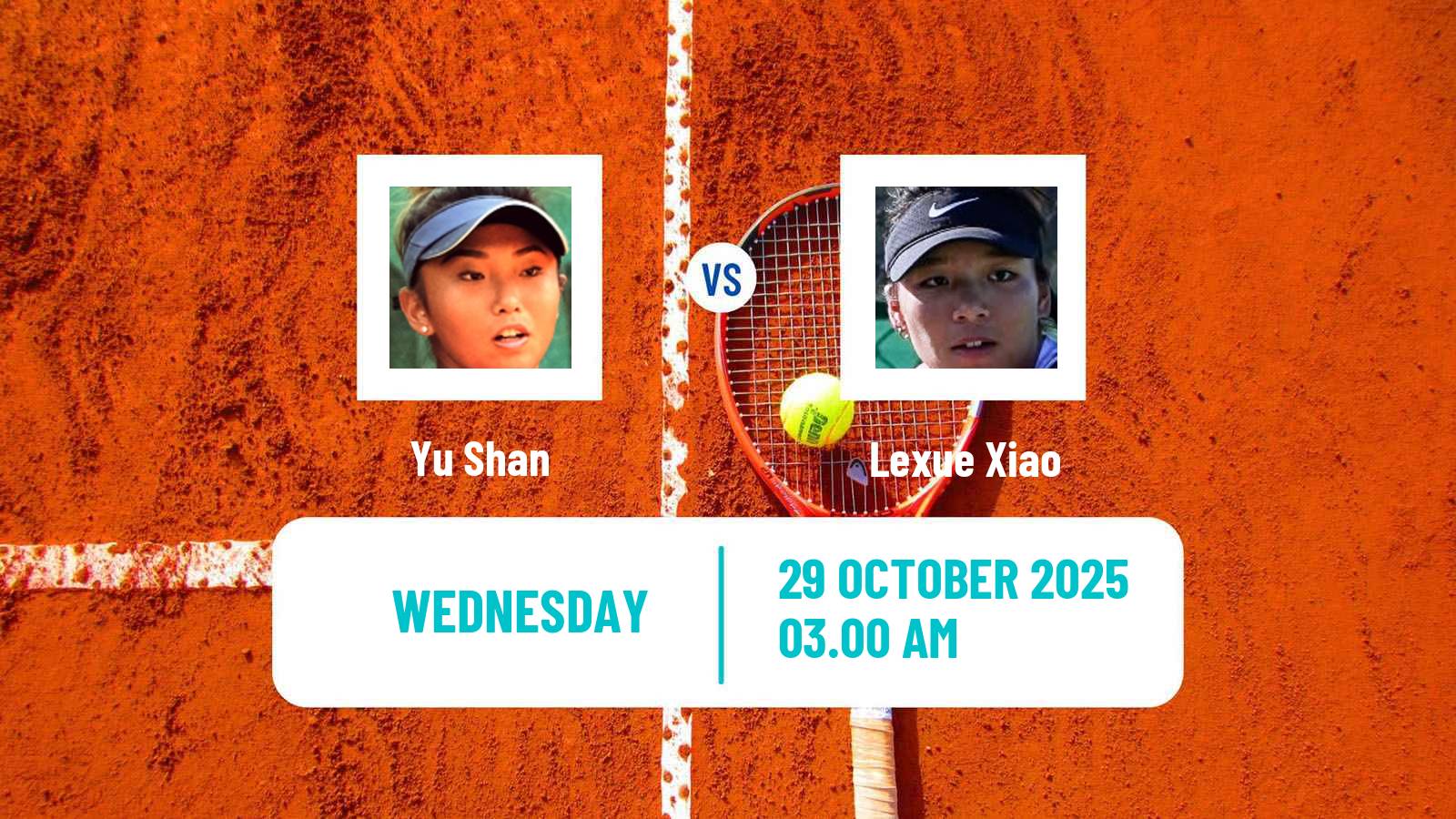 Tennis ITF W15 Sharm Elsheikh 17 Women 2025 Yu Shan - Lexue Xiao