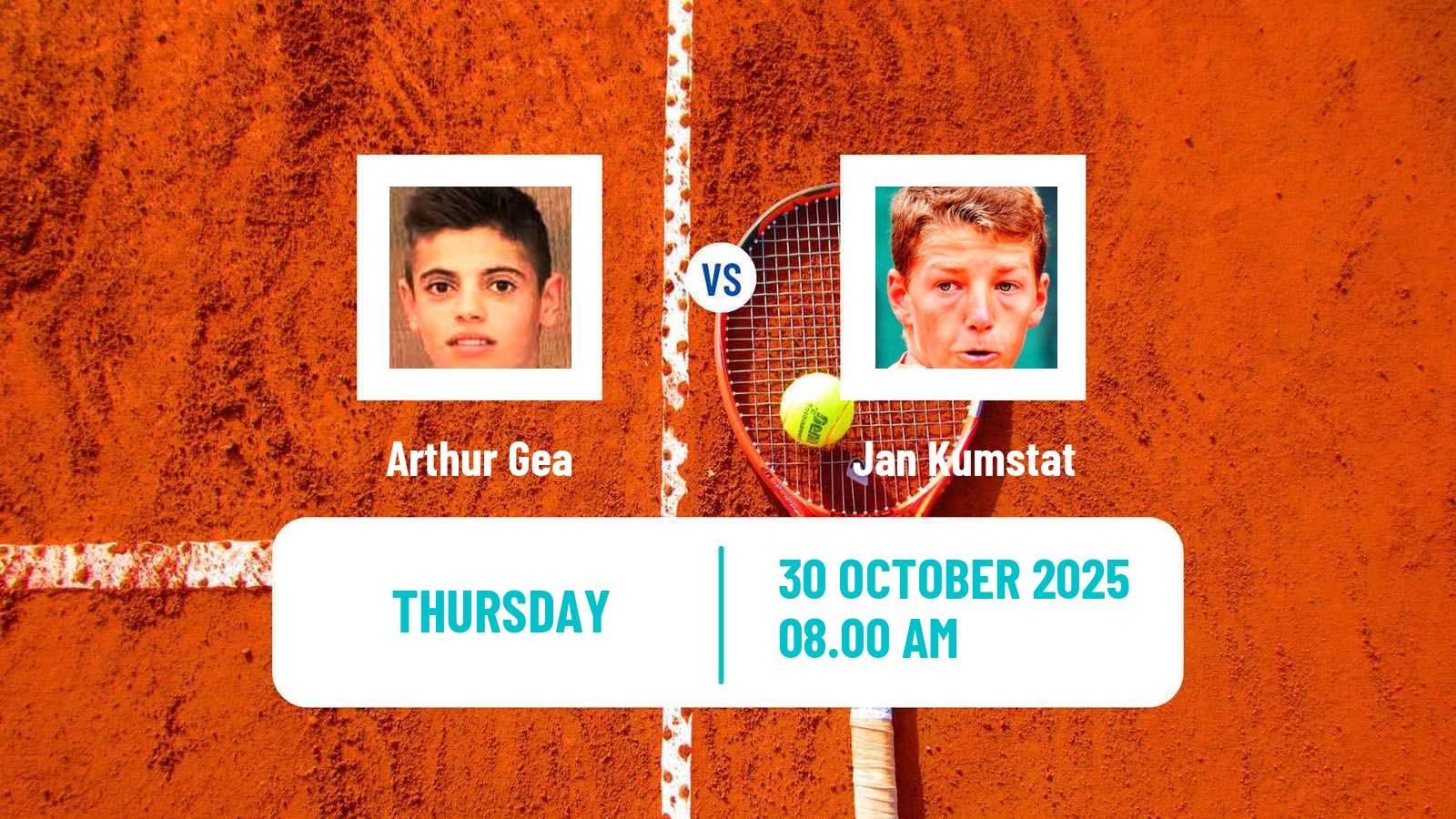 Tennis Monastir Challenger Men Arthur Gea - Jan Kumstat