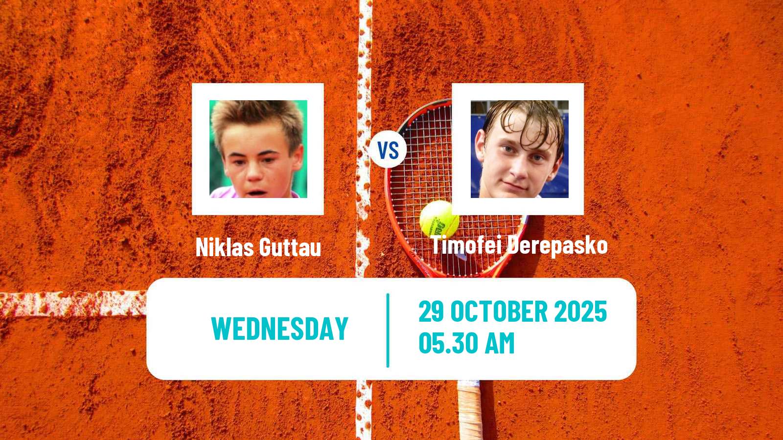 Tennis ITF M15 Szabolcsveresmart Men Niklas Guttau - Timofei Derepasko