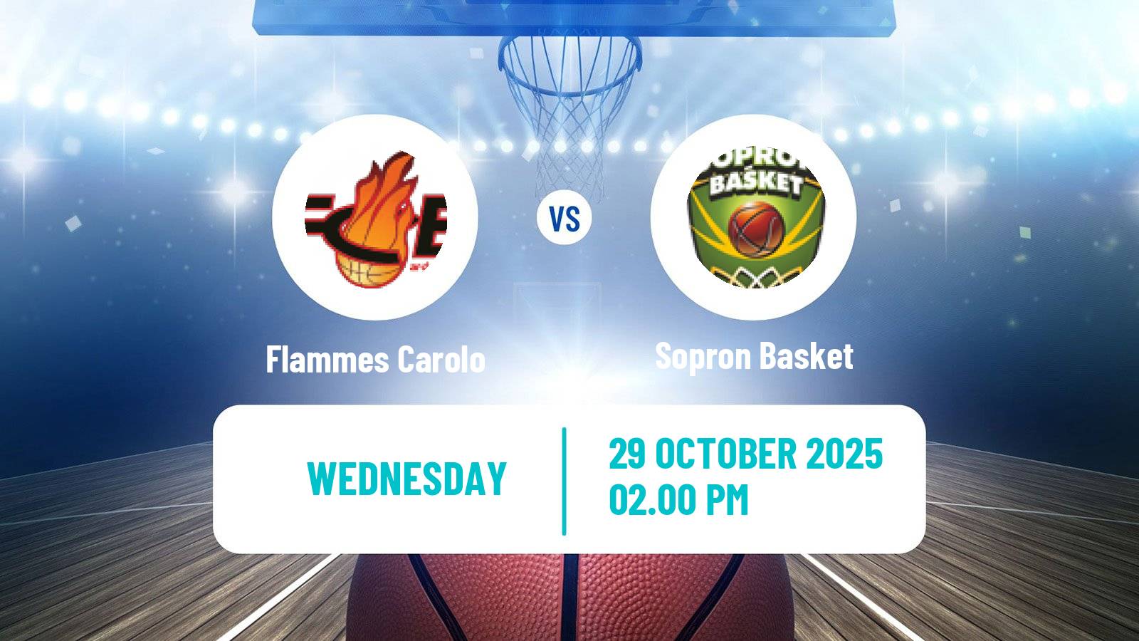 Basketball Euroleague Women Flammes Carolo - Sopron Basket