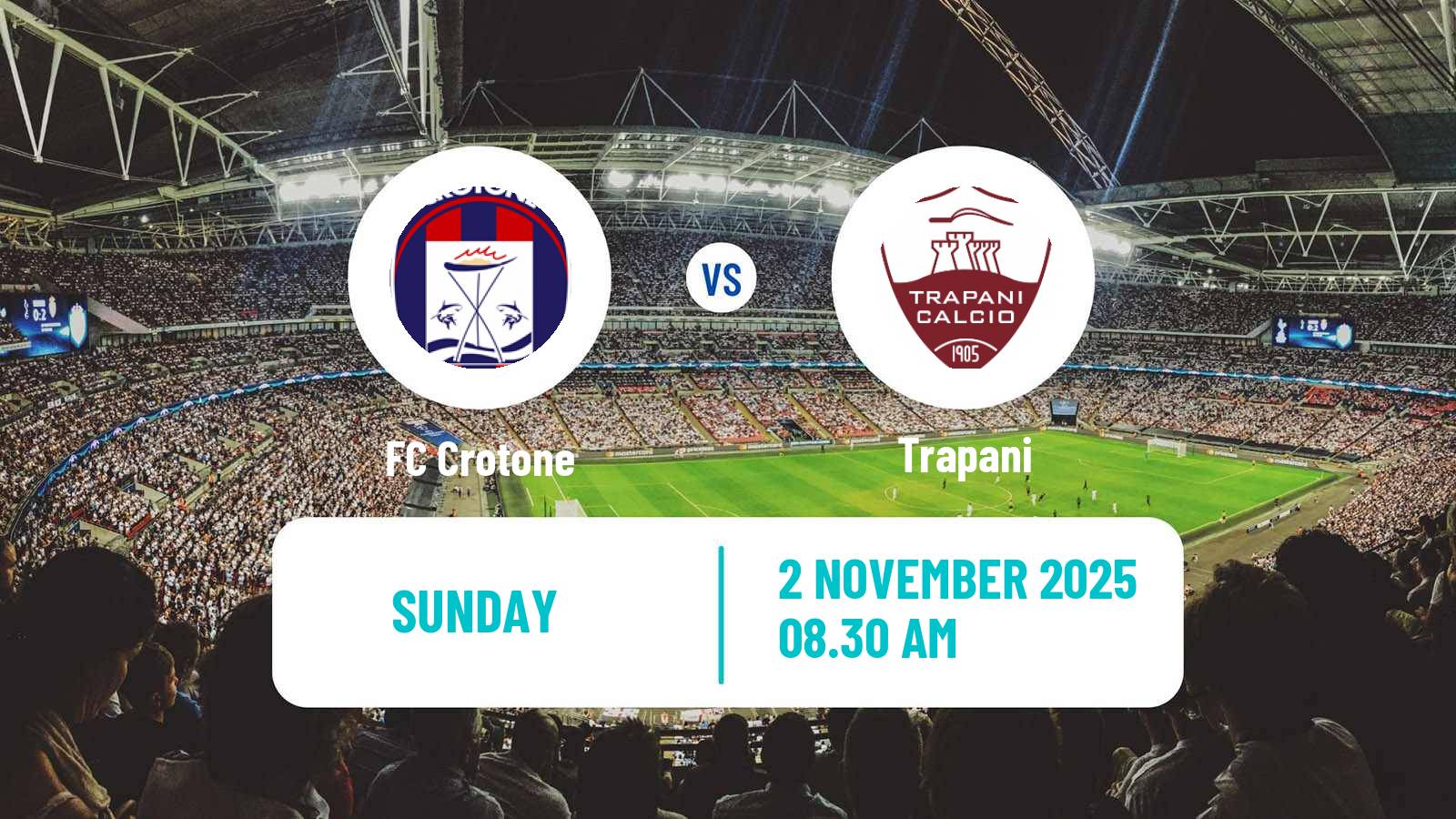 Football Italian Serie C Group C Crotone - Trapani