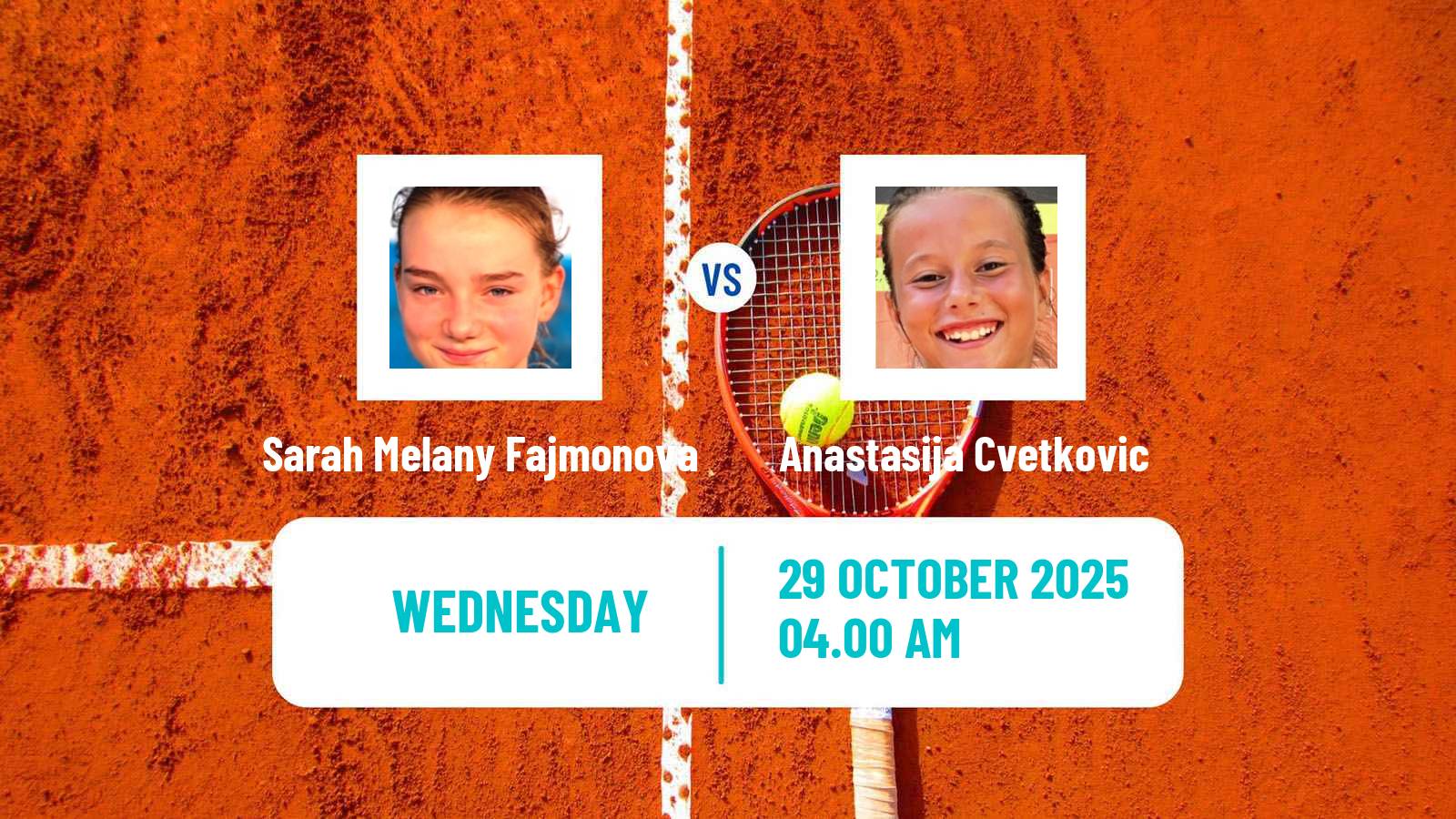 Tennis ITF W15 Bol 2 Women Sarah Melany Fajmonova - Anastasija Cvetkovic