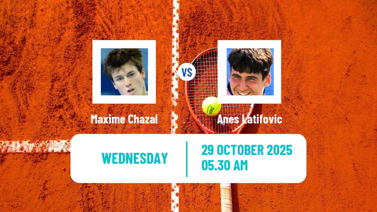 Tennis ITF M15 Bol 2 Men Maxime Chazal - Anes Latifovic