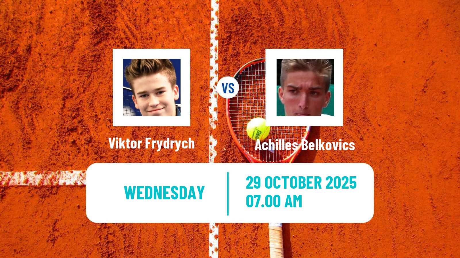 Tennis ITF M15 Szabolcsveresmart Men Viktor Frydrych - Achilles Belkovics